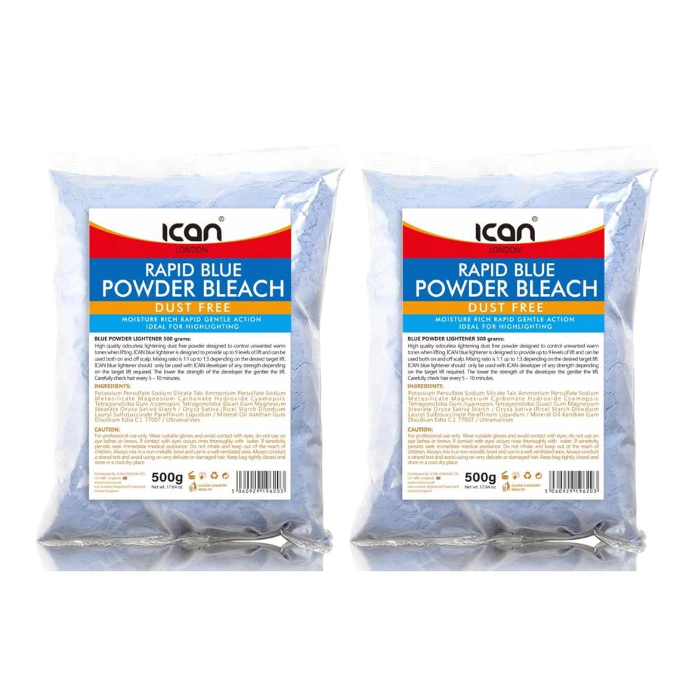 Rapid Blue Dust-Free Hair Bleaching Powder Strong Formula 1kg (2 X 500g) image 0