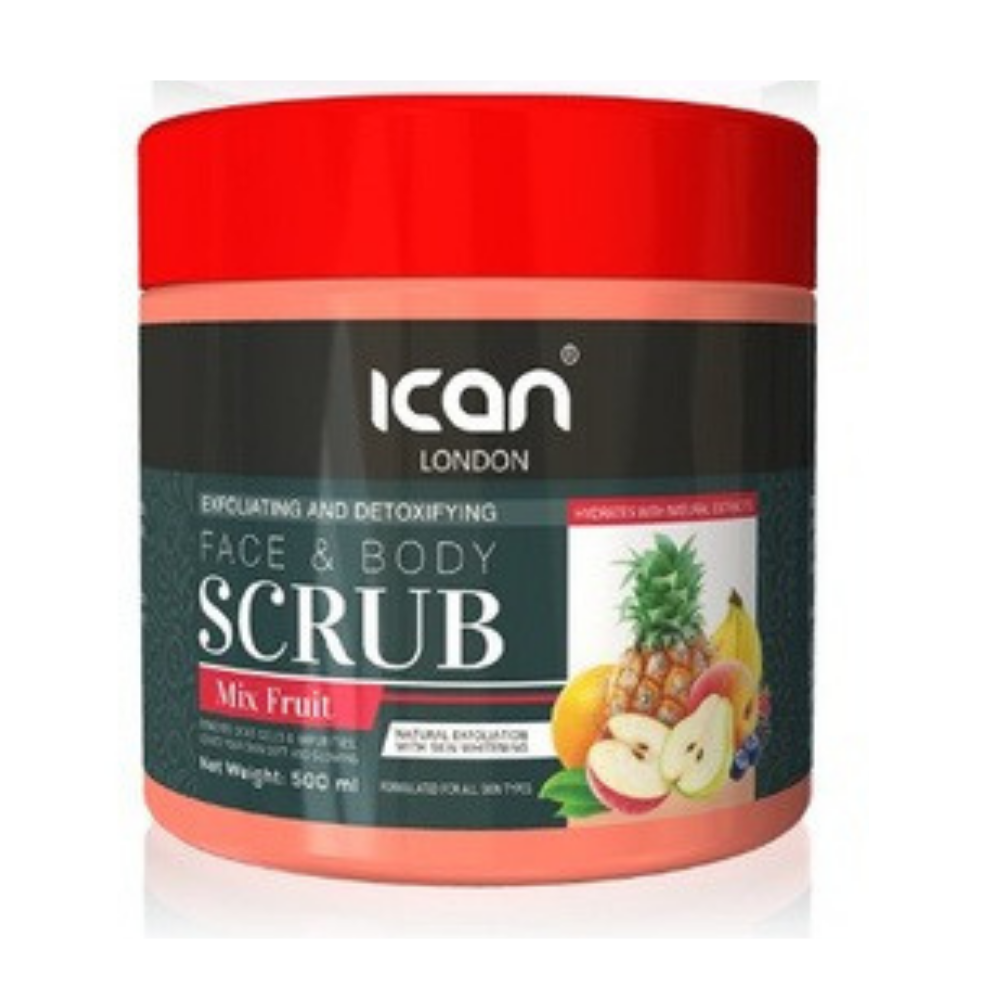 iCAN London Face & Body Scrub – Mix Fruit image 0