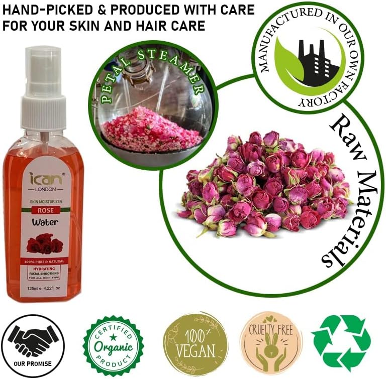 Red Rose water mist spray for facial image 1