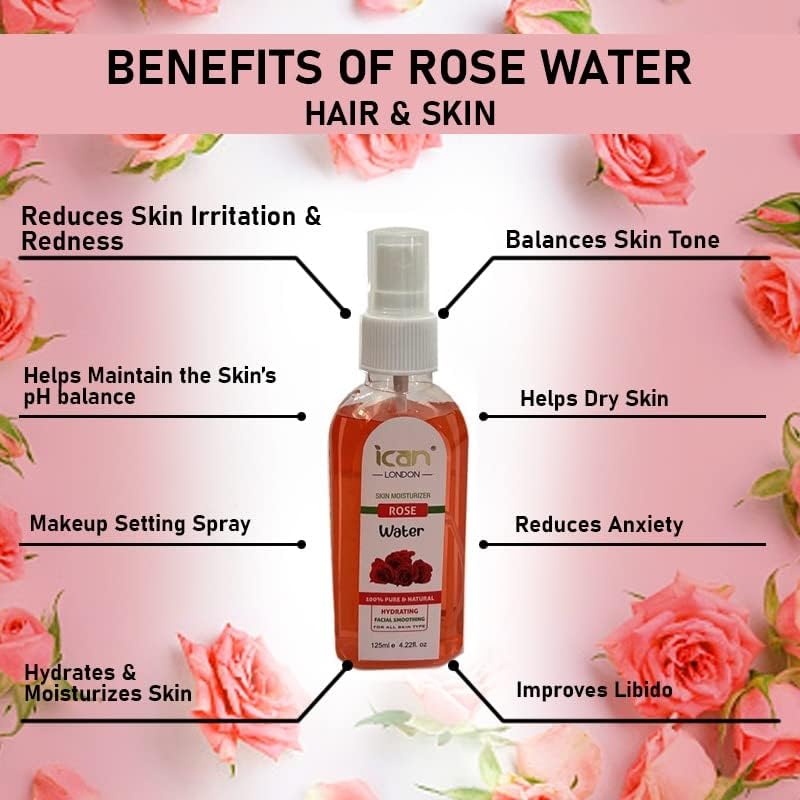 Red Rose water mist spray for facial image 2