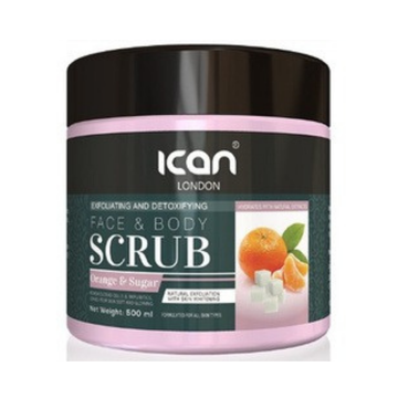 iCAN London Face & Body Scrub – Orange & Sugar image 0