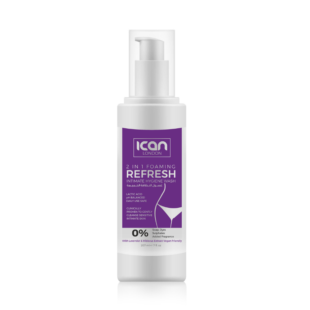 Ican London 2-in-1 Foaming Refresh Intimate Hygiene Wash image 0