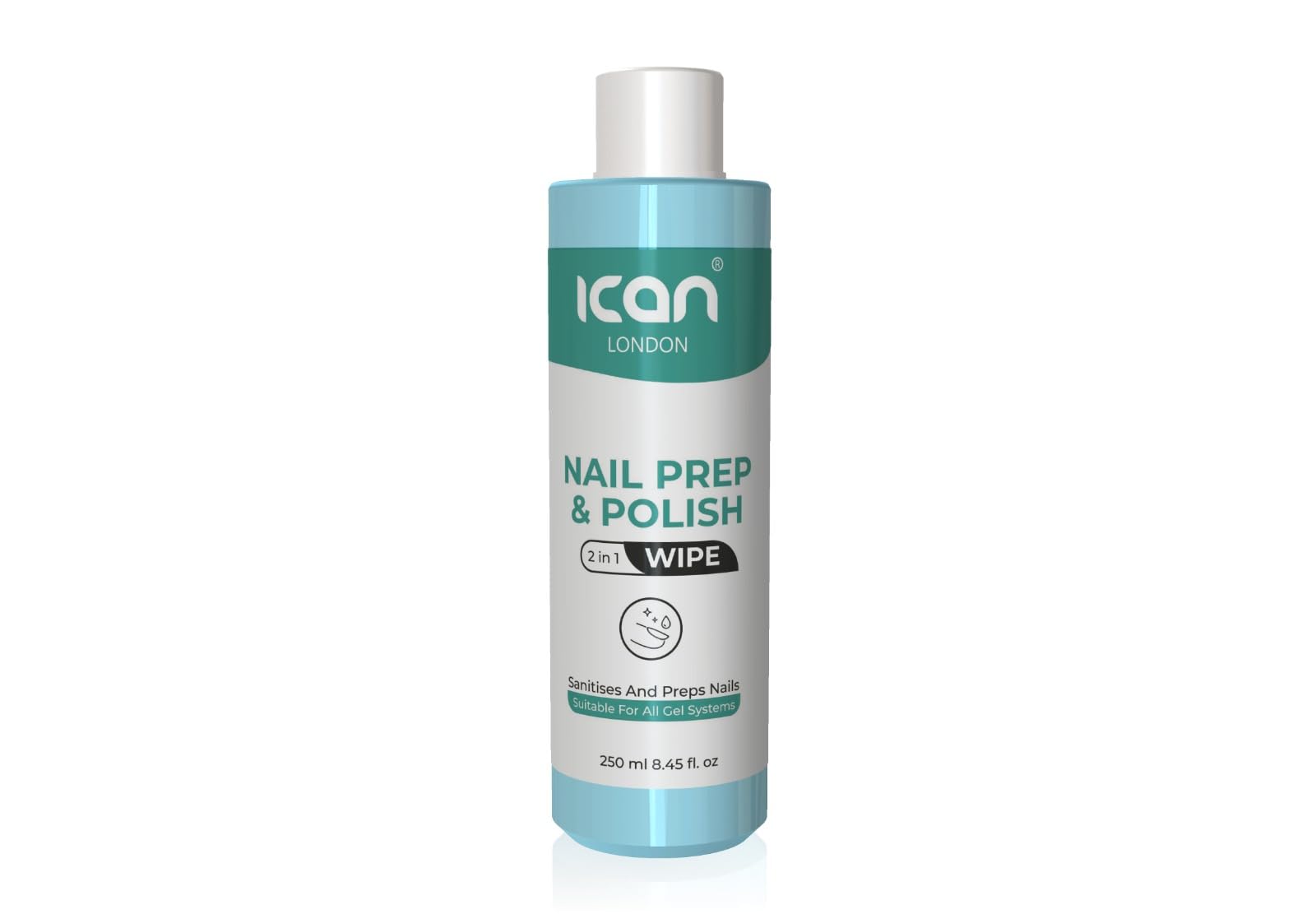 Nail Prep & Polish 2 in 1 Wipe Gel Polish Residue Cleaner image 0