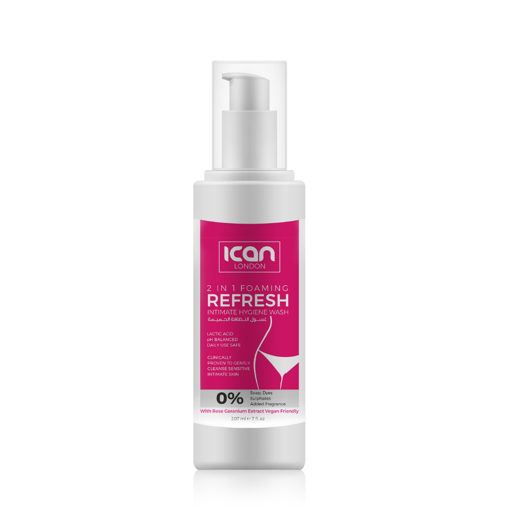 Ican London 2-in-1 Foaming Refresh Intimate Hygiene Wash image 1