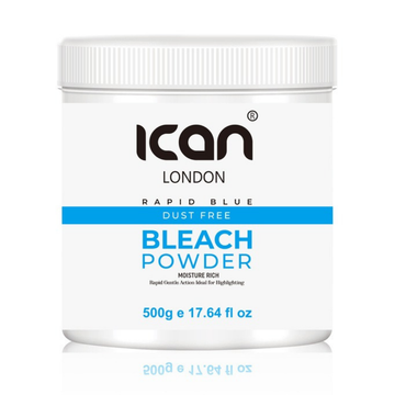 Dust Free Rapid Blue Powder Bleach Hair Lightener 500g image 0