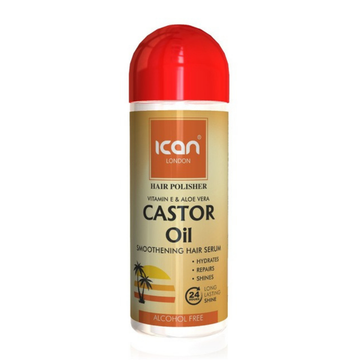 iCan London Castor Oil Smoothing Serum – Hair Polisher image 0