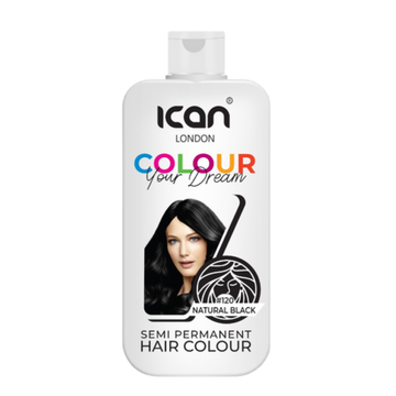 iCAN London Semi-Permanent Hair Colour – Natural Black image 0