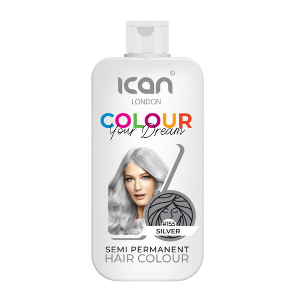 iCAN London Semi-Permanent Hair Colour – Silver image 0