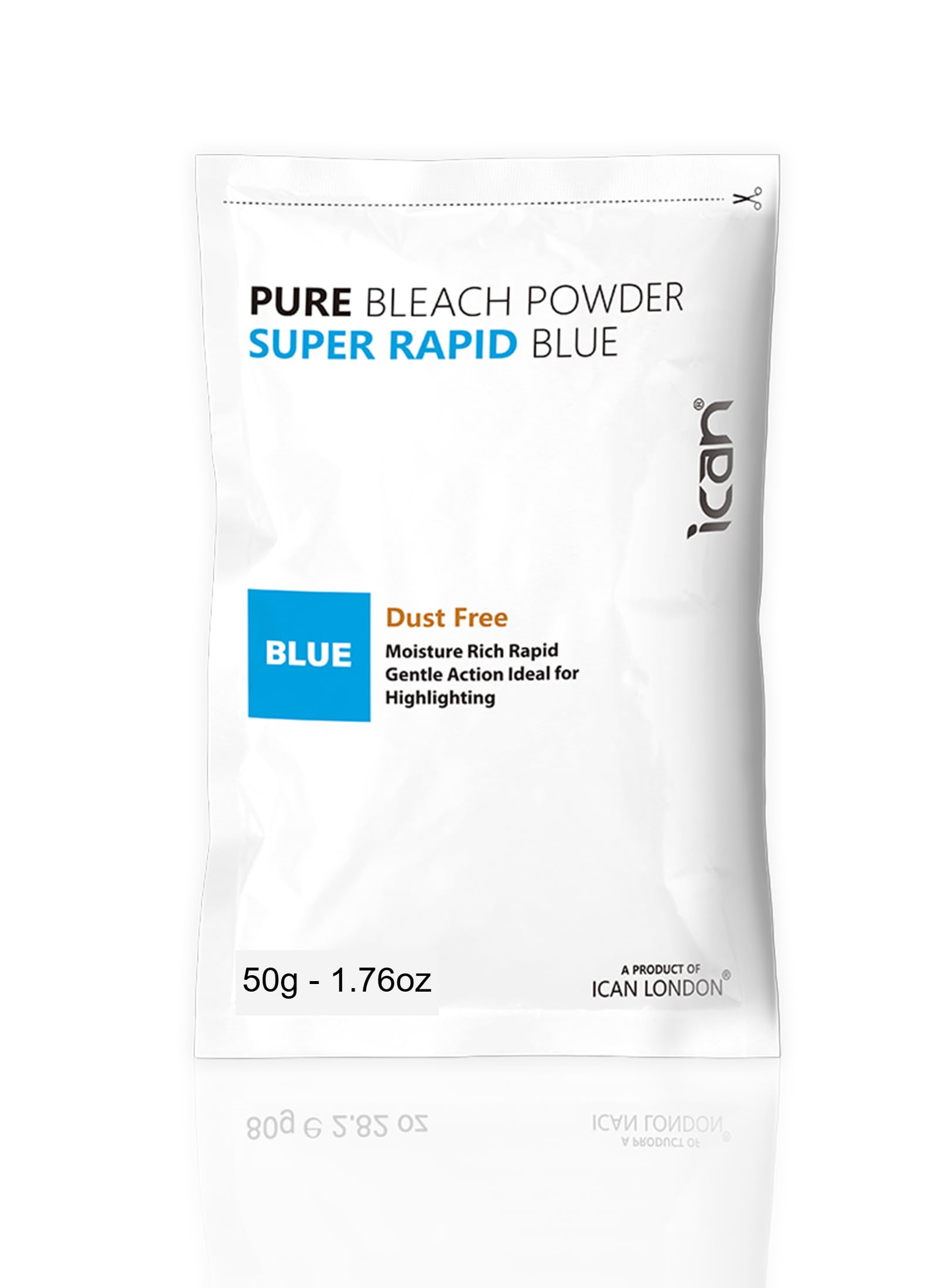Dust Free Rapid Blue Hair Bleach Powder - 50 G image 0