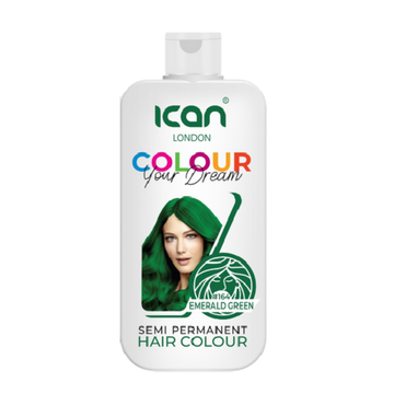 iCAN London Semi-Permanent Hair Colour – Emerald Green image 0