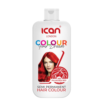iCAN London Semi-Permanent Hair Colour – Pillar Box Red image 0