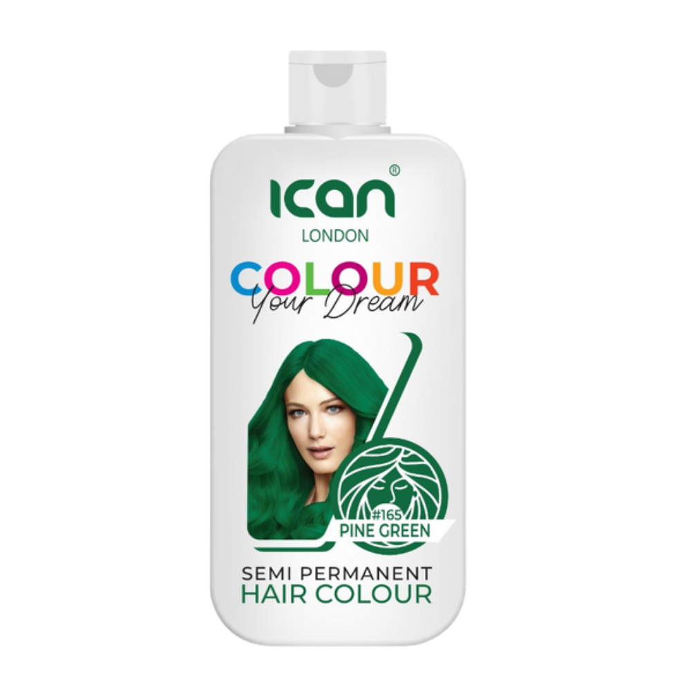 iCAN London Semi-Permanent Hair Colour – Pine Green image 0