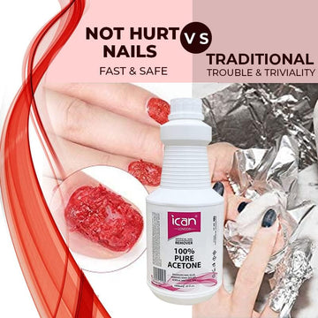 Pure Acetone Nail Polish Remover UV GEL 1litre (1000ml) image 1