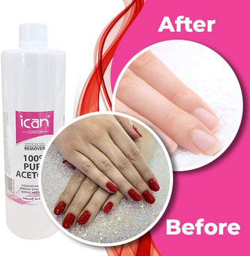 Pure Acetone Nail Polish Remover UV GEL 500ML image 1